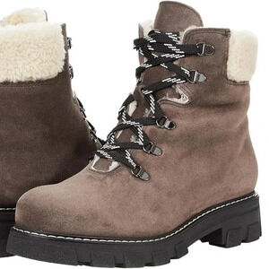 La Canadienne US 6M NWOT women Adams boot hiking waterproof leather shearling